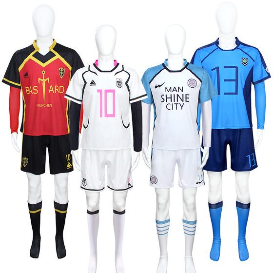 BLUELOCK blue prison jersey cos suit German team red and black jersey anime cosplay jieshiyi
