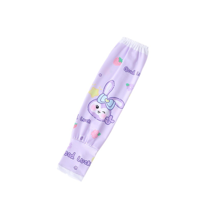 New Children's Sunscreen Ice Sleeves Summer UV-resistant Loose Breathable Girls' Ice Silk Sleeves Boys' Arm Guard Sleeves