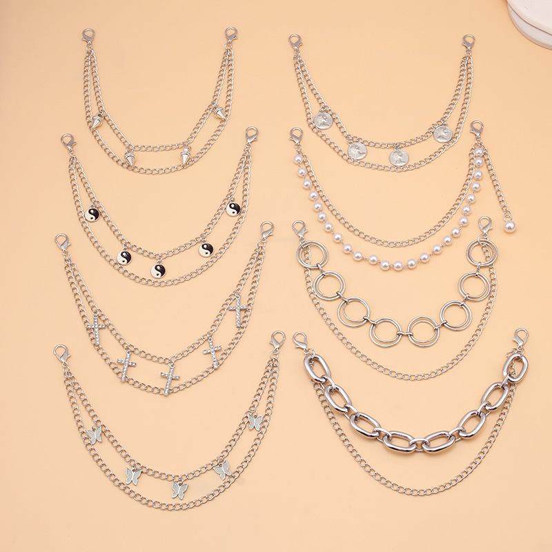 Jewelry Fashion Bag Chain Joker Bag Shoulder Strap Metal Shoulder Strap Bag Strap Accessories