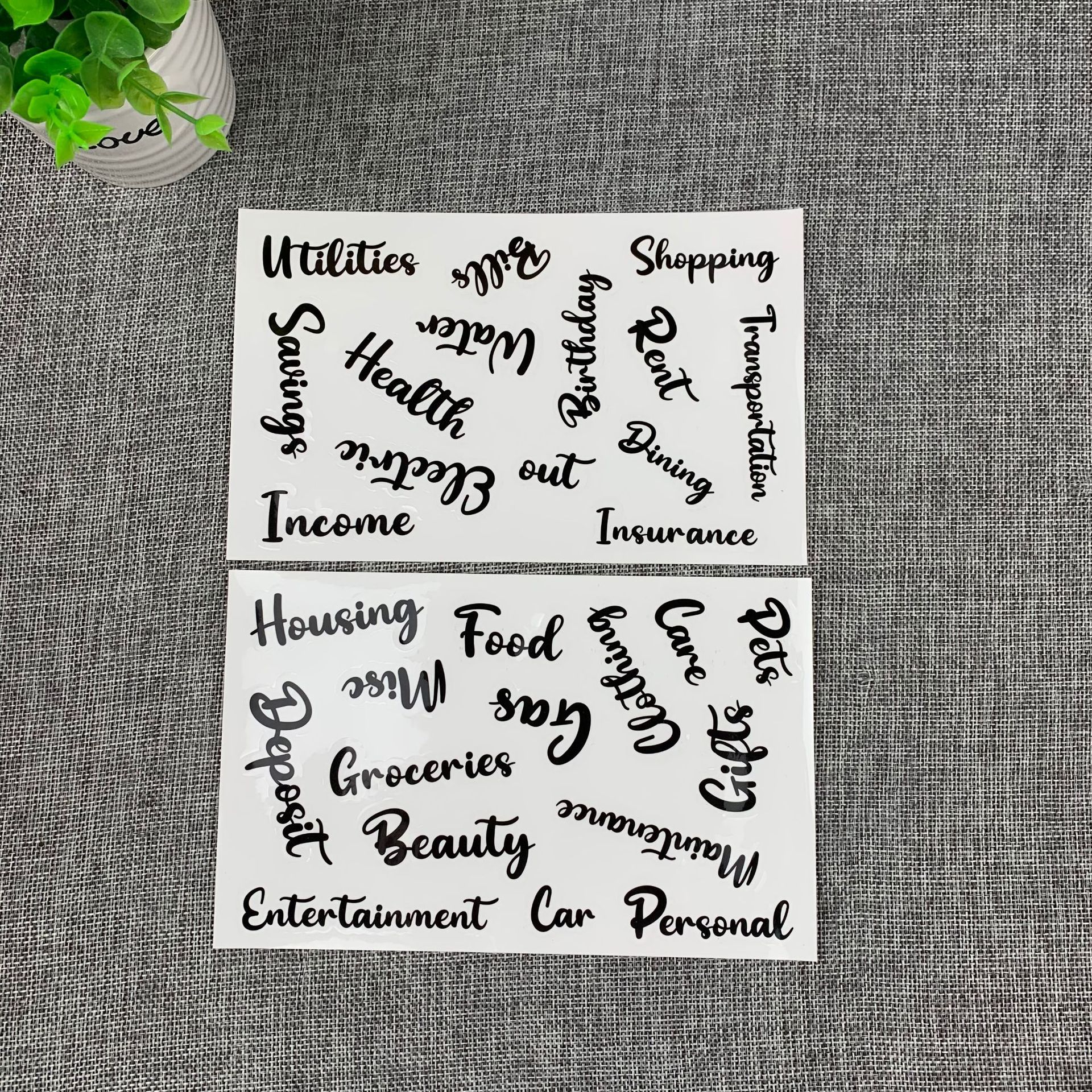 Factory direct supply adhesive label transparent pvc label, color coated paper special adhesive label