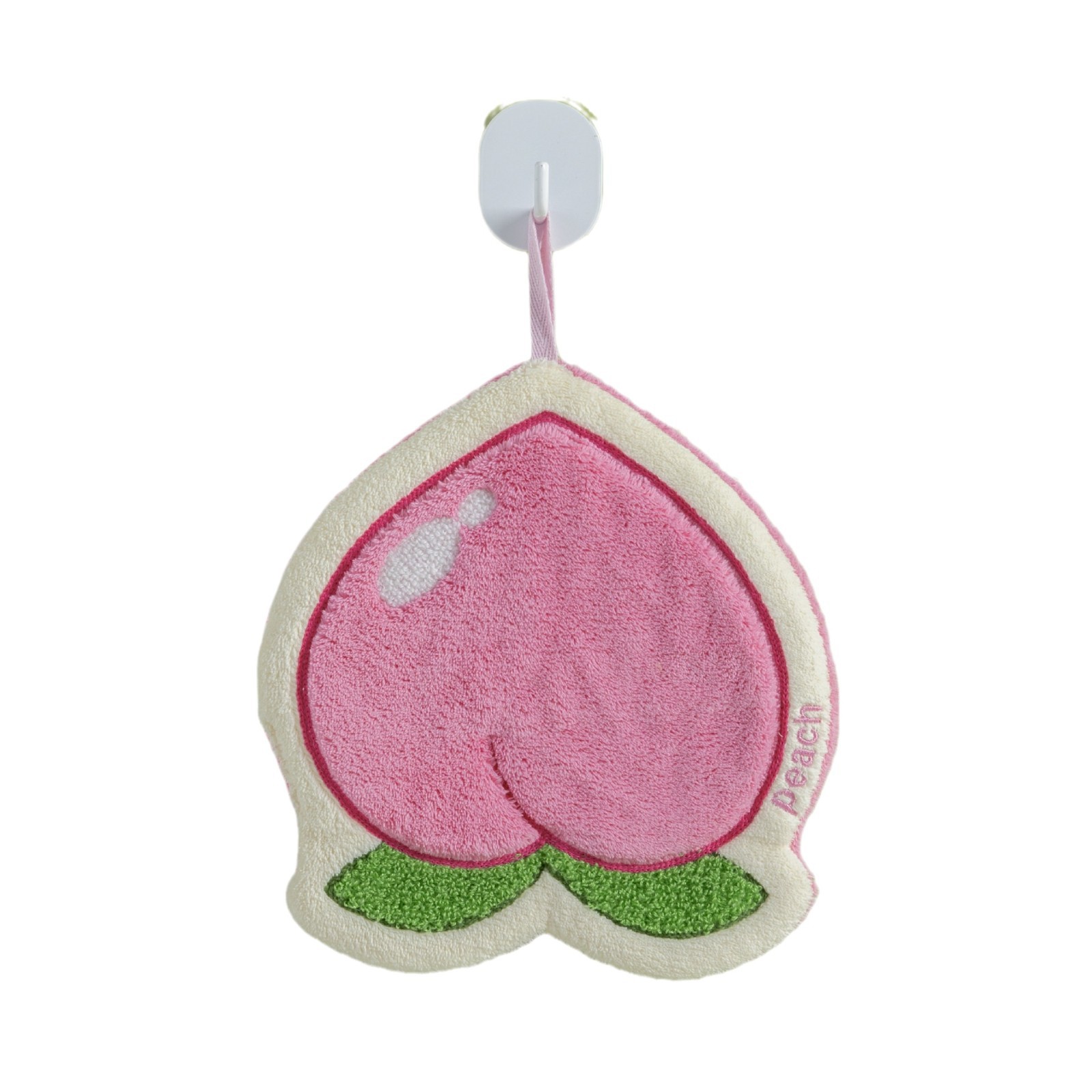Fruit towel can be hung non-smelly cartoon hand towel coral fleece thickened absorbent lint-free hand towel