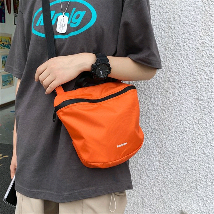 New Casual Sports Shoulder Bag Outdoor Riding Men's and Women's Nylon Crossbody Bag Oxford Cloth Travel Small Satchel