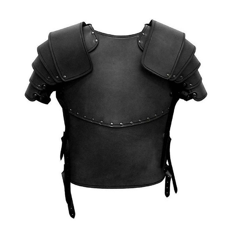 Cross Border New Halloween Medieval Vintage Viking PU leather armor COSPLAY prom costume