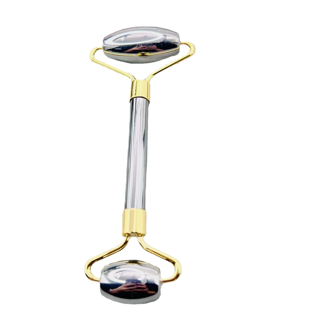 Natural energy stone terahertz beauty roller massager mushroom head thumb horn scraping instant ice melting