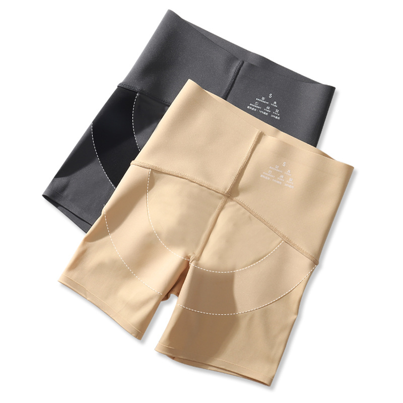 Three-point Barbie Pants Seamless High Waist Abdominal Hip-lifting Shark Skin Leggings Sports Yoga Safety Pants Women's Spot