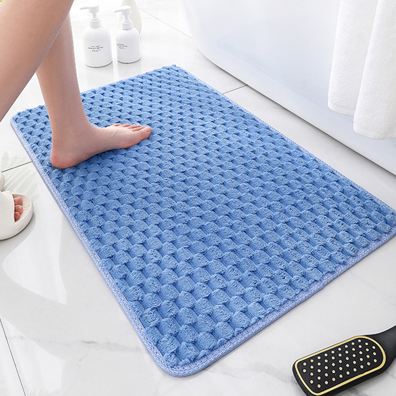 Cross-border Golden Turtle velvet floor mat living room bedroom carpet bathroom absorbent floor mat entrance kitchen bathroom non-slip door mat