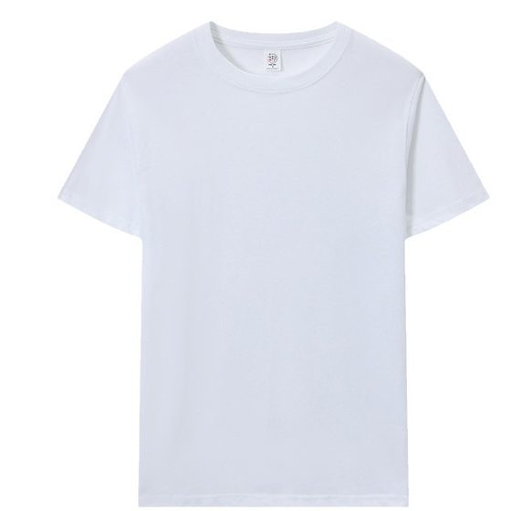 Summer cotton T-shirt custom logo loose round neck short sleeve class uniform group work clothes advertising cultural shirt printing