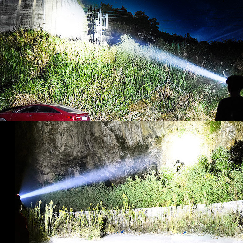 Magic fish headlight miner strong light LED strong magnetic suction rechargeable super bright COB night running mountaineering fishing head-mounted flashlight