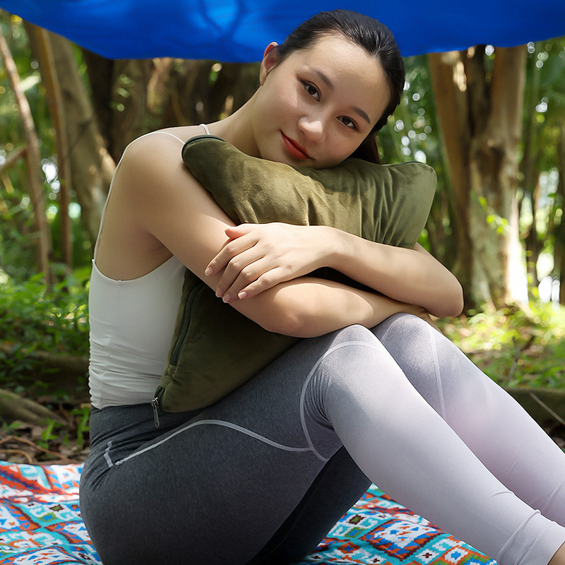 Outdoor Cloak Wearing Sleeping Bag Adult Autumn and Winter Multifunctional Cold-proof Warm Cloak Camping Sleeping Bag Blanket