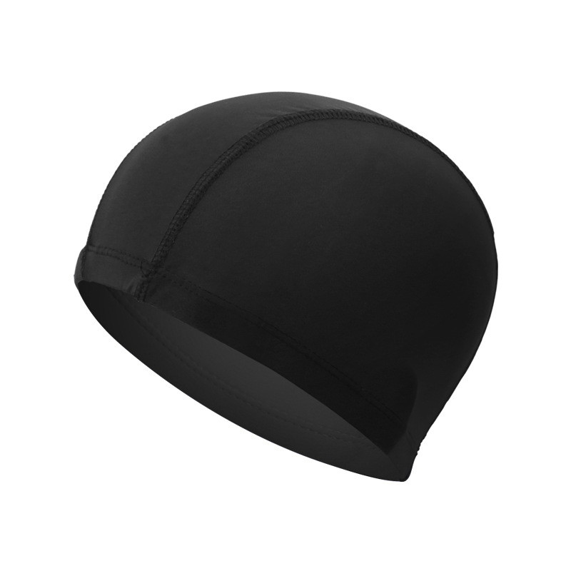 Swimming cap adult universal nylon cloth cap three-pin five-line independent packaging high elastic head swimming cap wholesale