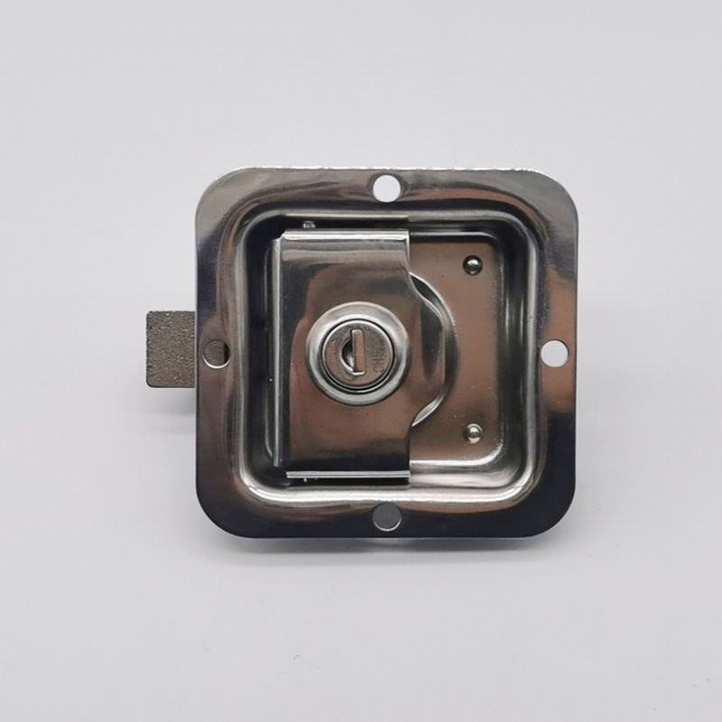Small four square aluminum box lock trailer RV tool lock stainless steel box lock hidden box lock van box lock
