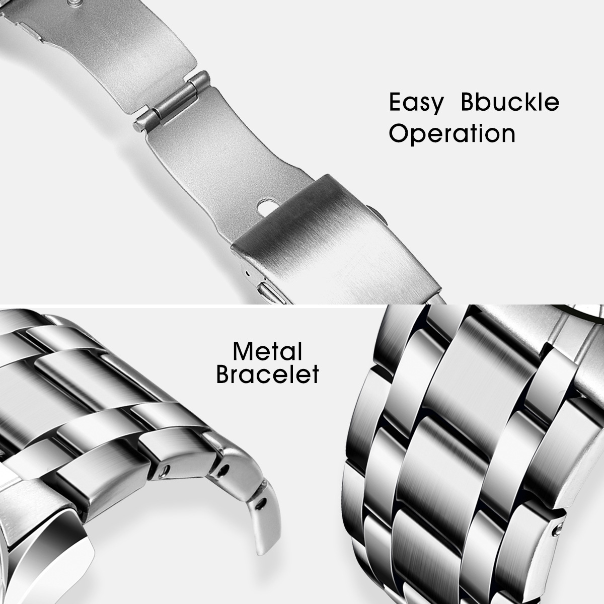BENNEVIS BENNEVIS Foreign Trade Men's Personality Business Quartz Watch Amazon Steel Band Watch Shake Voice Wholesale