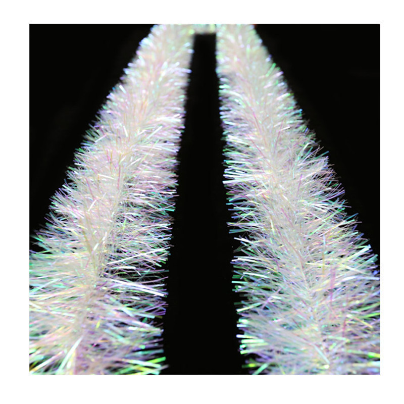 Colorful wool strip madder iridescent iris new Christmas holiday decoration products hairband color strip flower magic wholesale