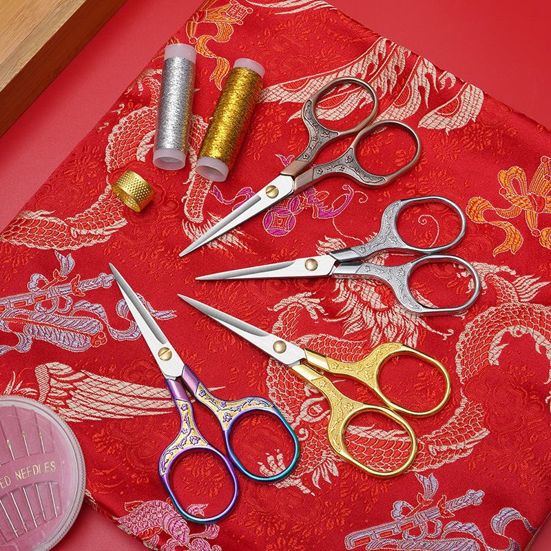 Factory supply plum vintage handmade Scissors Scissors thread cutting scissors cross stitch scissors sewing scissors
