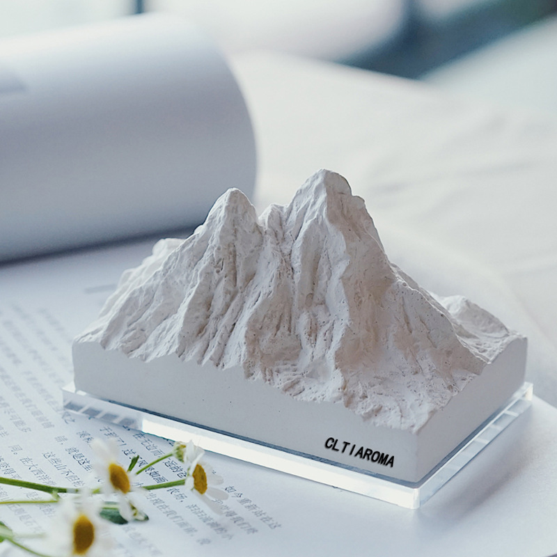 Alpine incense stone decoration snow mountain aromatherapy perfume fragrance bedroom decoration interior decoration air purification
