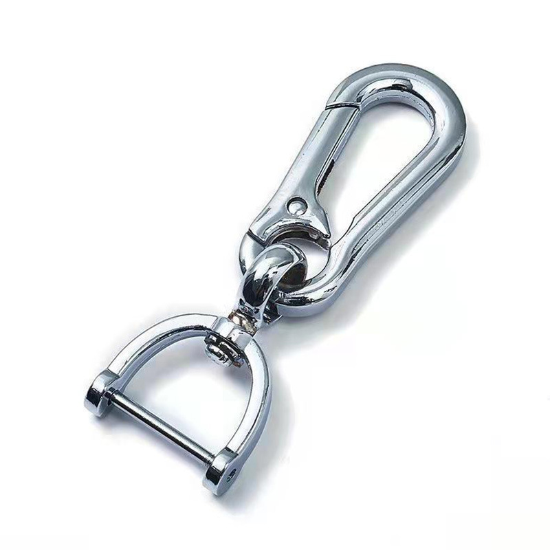 8-character mountaineering Matty buckle 2-Piece car keychain