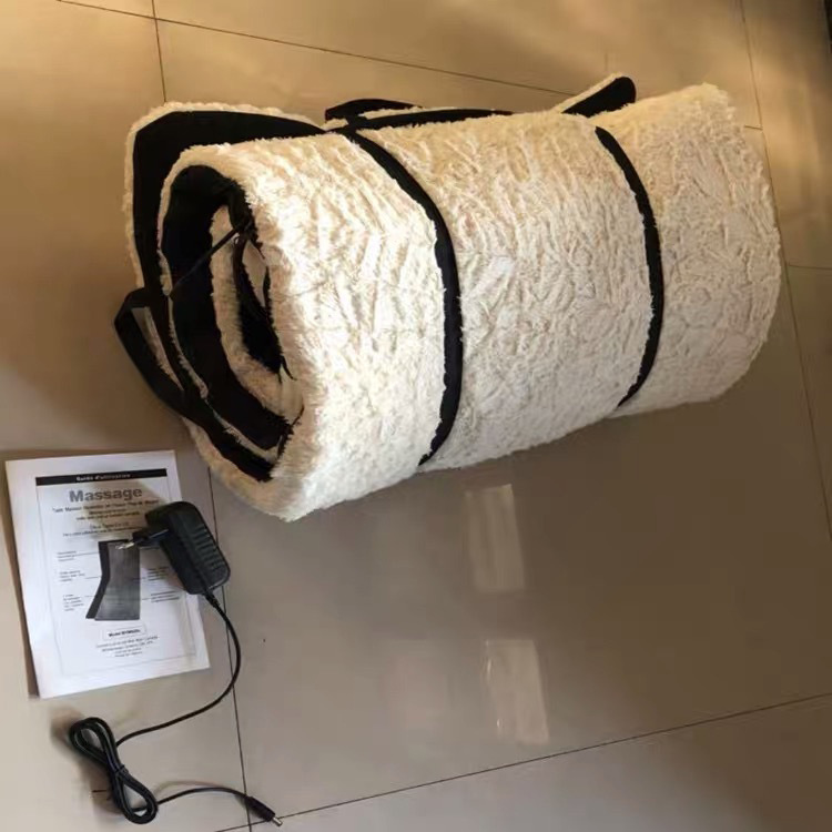 Multifunctional heating vibration massage mattress 9 motor massage cushion whole body vibration massage cushion massage