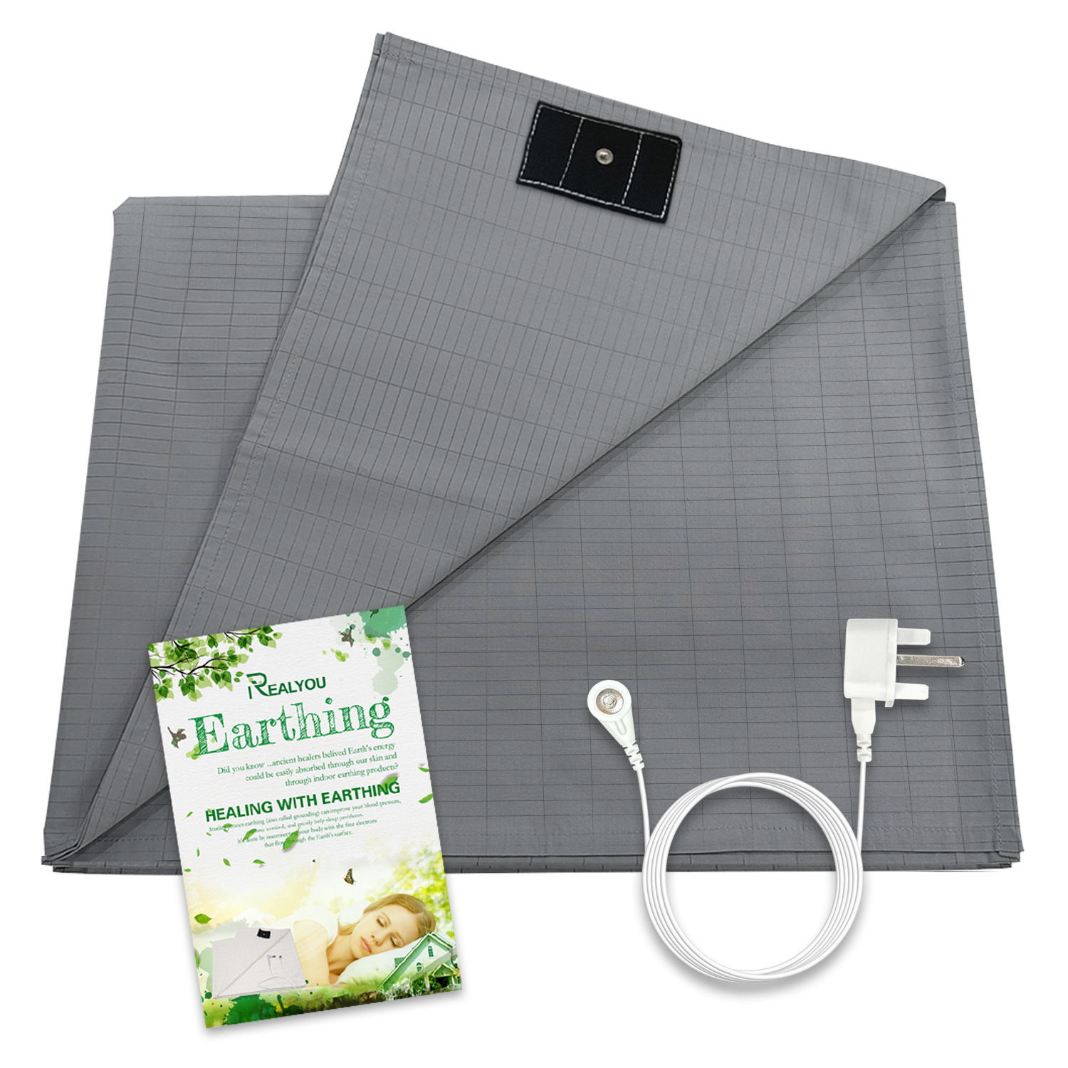 Grounding gas conductive bed sheet Amazon earthing sheet in stock a piece of hair