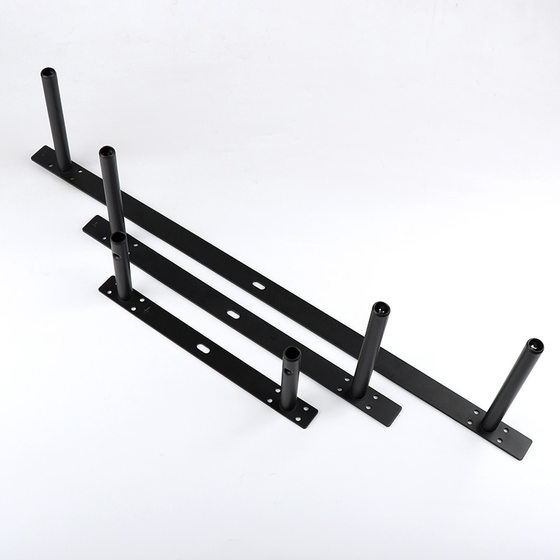 Wall Hanging Hidden Simple Support Black Invisible Concealed Partition Bracket Single Layer Shelf Metal Bracket