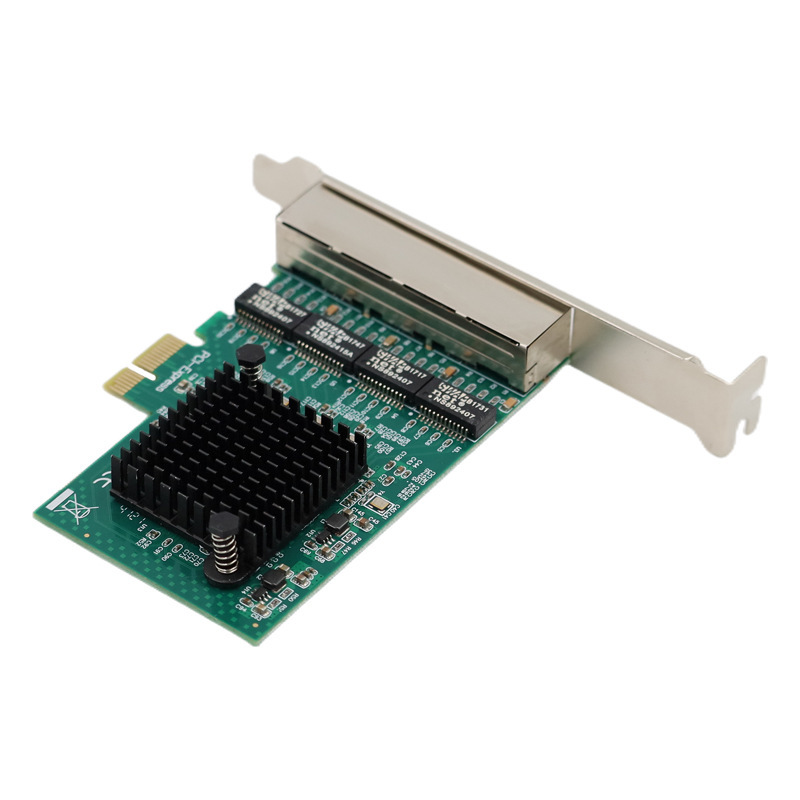 Pci四口ギガビットネットワークカードRTL8111Fデスクトップ内蔵PCI-E4ポートネットワークカードサーバpci有線|undefined