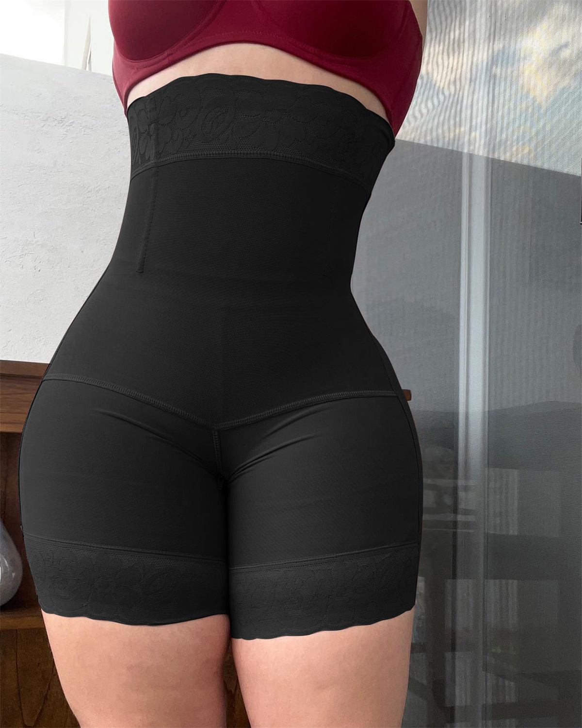 Foreign trade one-piece corset Butt Lifter Shapewear Control Panty cross-border hip-lifting pants_voghion.com