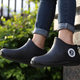 Cross-border rain boots men's new Chelsea fashion short rain boots Japanese simple non-slip soft bottom low top water shoes men