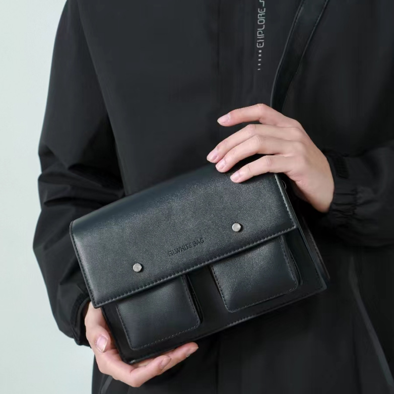 New Men's Bag High-end Sense Small Square Bag Trendy Brand Retro Fashion Men's Crossbody Bag Messenger Bag Shoulder Bag