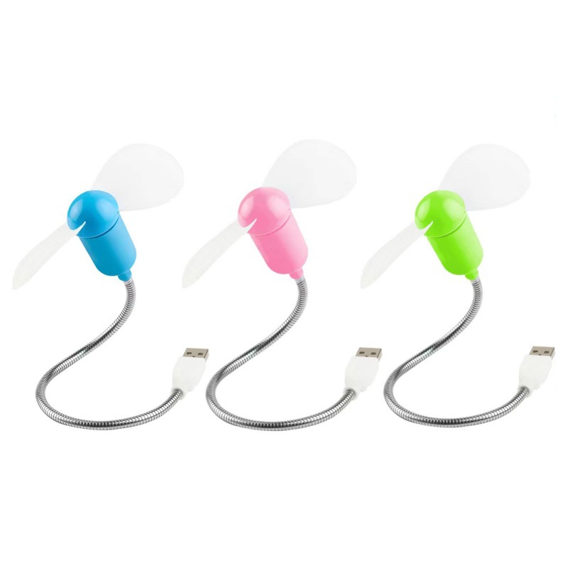 Yushuo/big wind USB fan snake-shaped charging treasure fan portable laptop radiator small fan