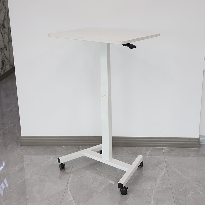 Pneumatic Lifting Desk Standing Workbench Bedside Movable Lazy Desk Pneumatic Lifting Coffee Table
