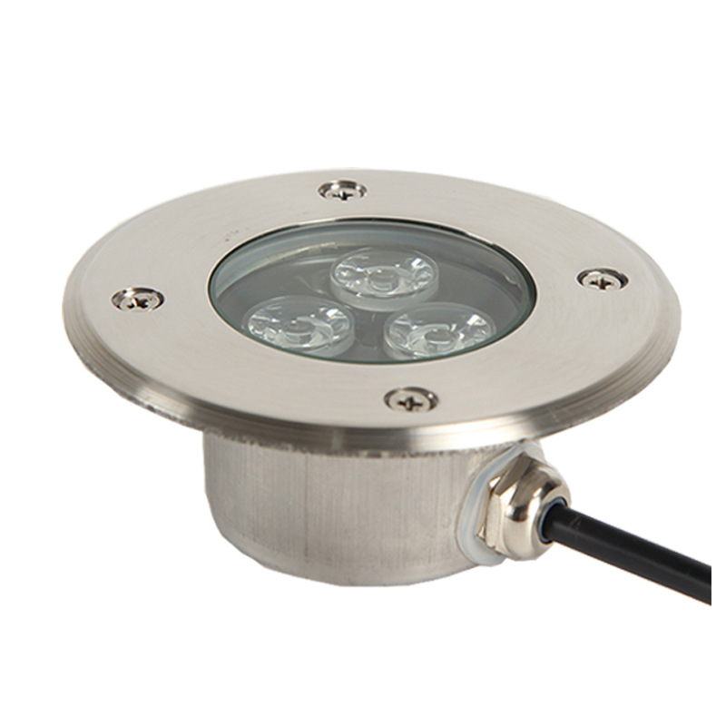 led underwater buried lamp embedded stainless steel underwater lamp 12V24 waterproof ultra-thin fish pond spotlight swimming pool wall lamp