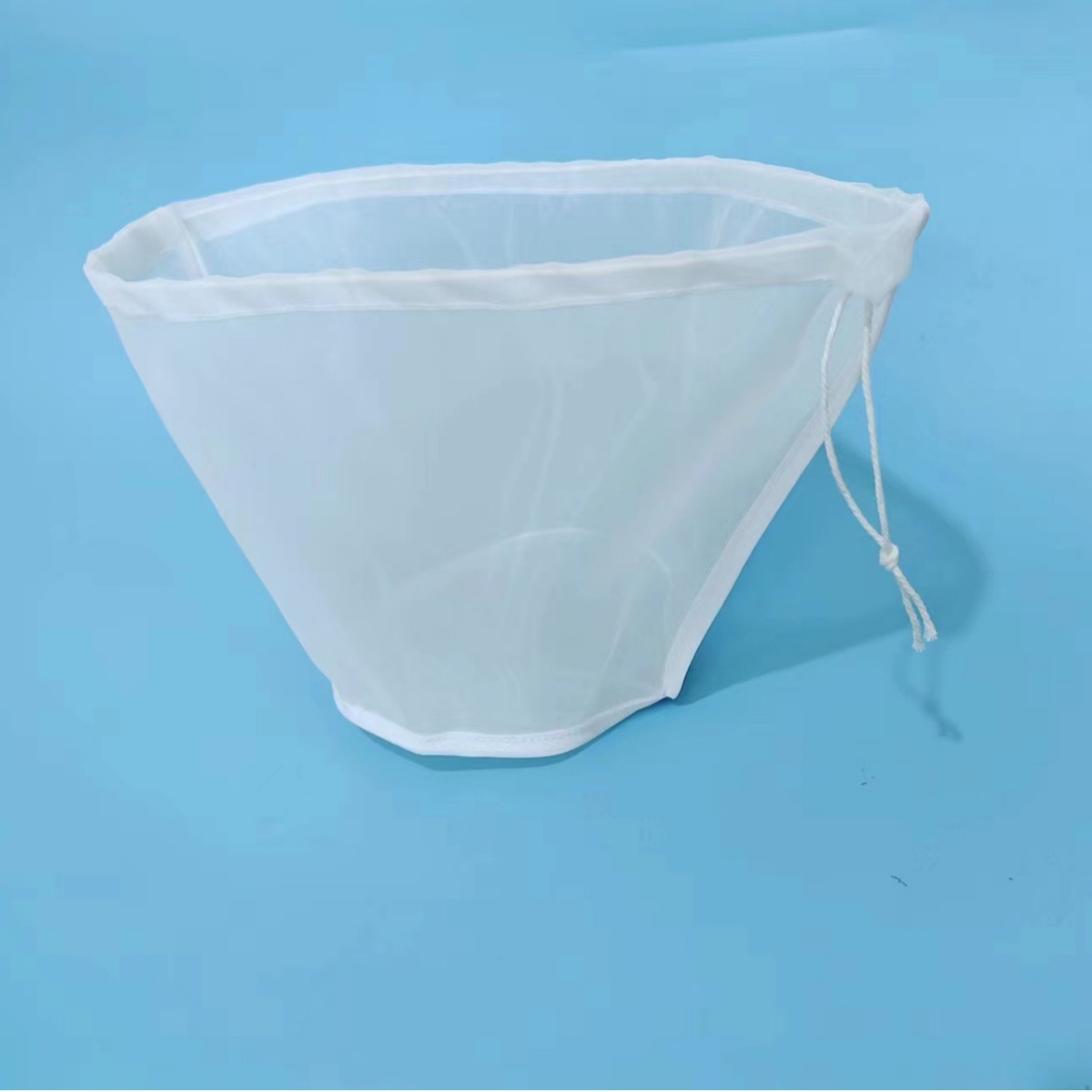 New large-diameter standing drawstring squeezing artifact soybean milk filter screen wine filter ultra-fine vegetable stuffing dehydration bag