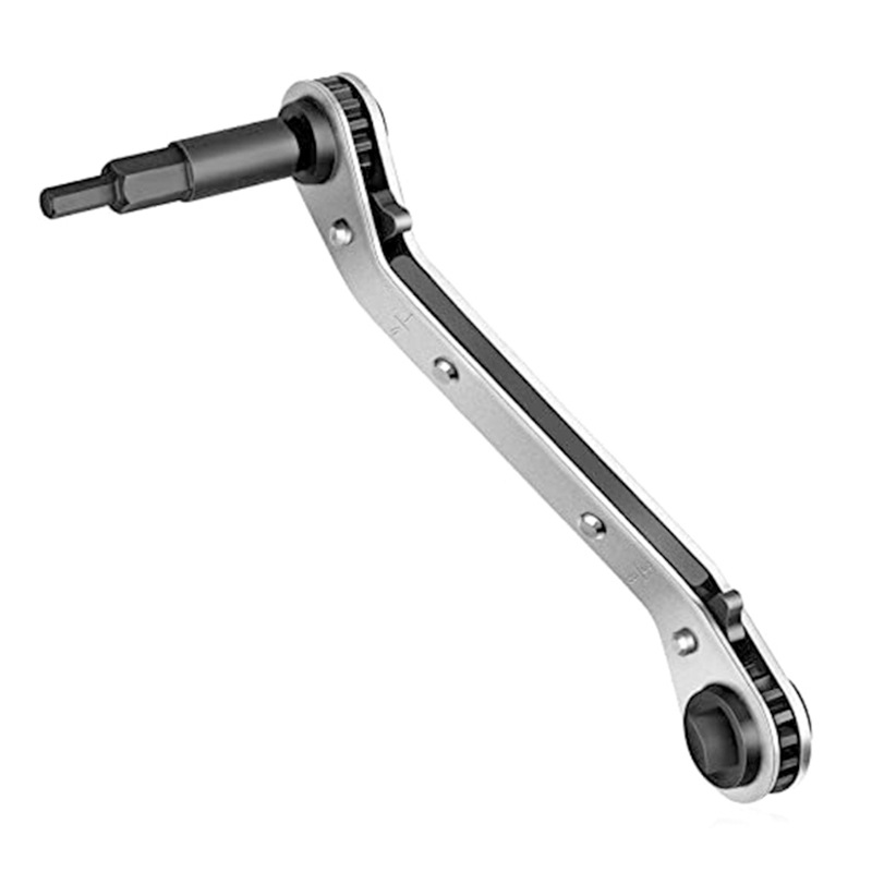 Air conditioning repair ratchet wrench CT122 series square wrench suit 1/4-3/16-5/16-3/8