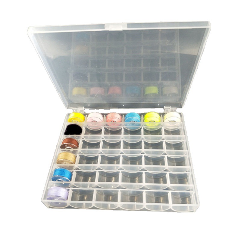 36 grid bobbin transparent box bobbin box 36 PCs quality bobbin box (excluding bobbin)