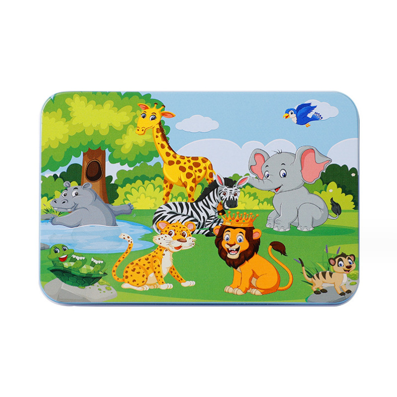 60 pieces wooden boys and girls wooden children's puzzle baby early education educational toys Kindergarten Gifts Wholesale building blocks