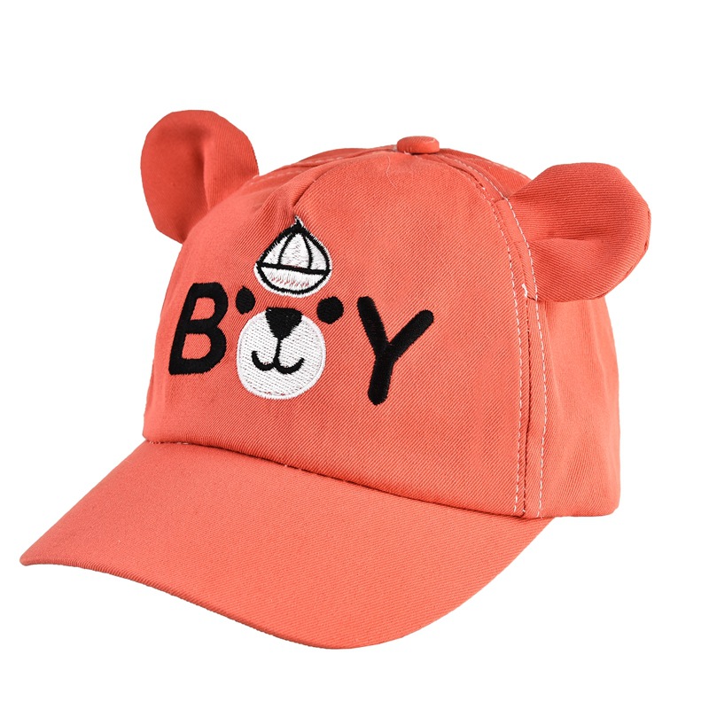婴儿帽子春夏季新款防晒遮阳鸭舌帽韩版宝宝可爱卡通时尚儿童帽子