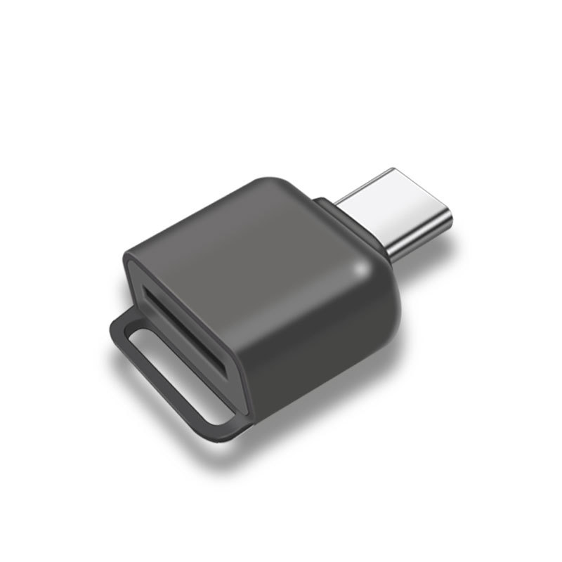 Zinc Alloy Mini TF Card Reader for Apple i15 Mobile Phone Type-C Car TF Memory Card OTG Converter
