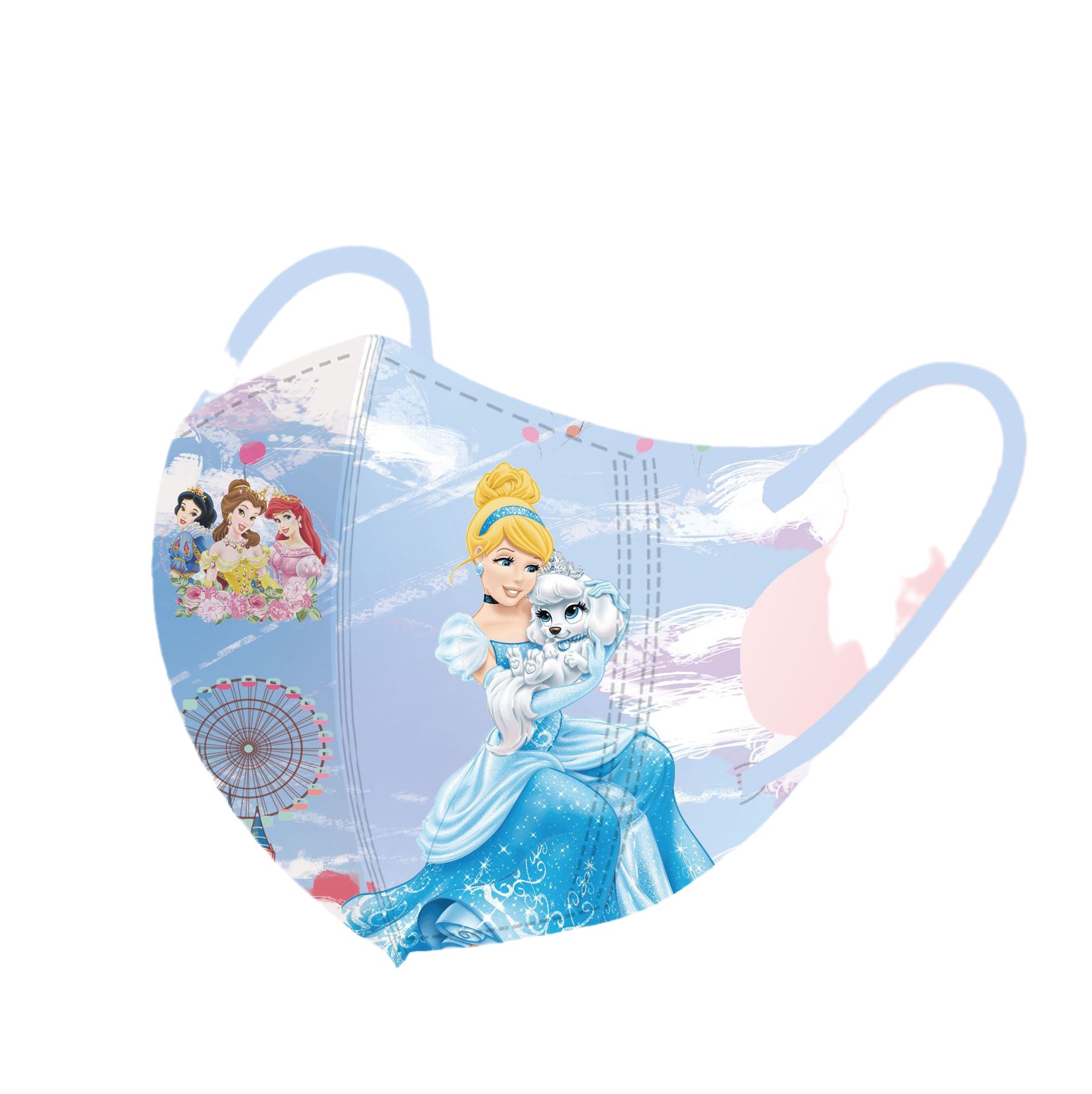 Independent Packaging Snow White Children's Mask Daily 3d Simple Cartoon Cute Printed 2023 New Style