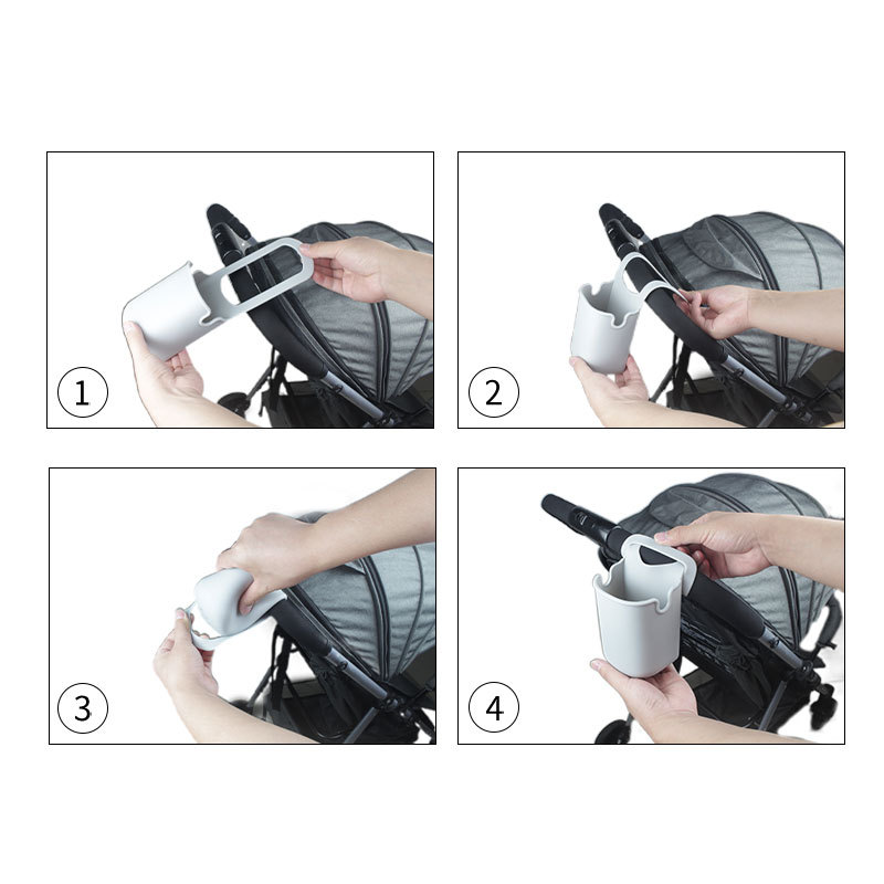 Multifunctional Silicone Cup Holder Universal Baby Bottle Water Bottle Holder Baby Stroller Cup Holder Baby Stroller Water Cup Holder