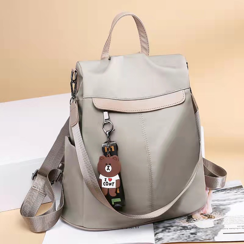 Anti-theft Backpack Women's 2021 New Fashion Oxford Cloth Canvas Autumn and Winter Travel Small Backpack Large Capacity Schoolbag