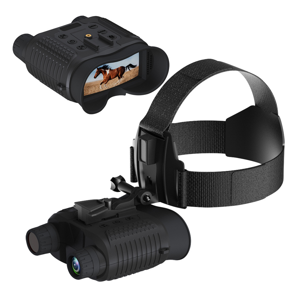 NV8160 HD digital double tube large screen infrared helmet night vision outdoor head-mounted night vision telescope