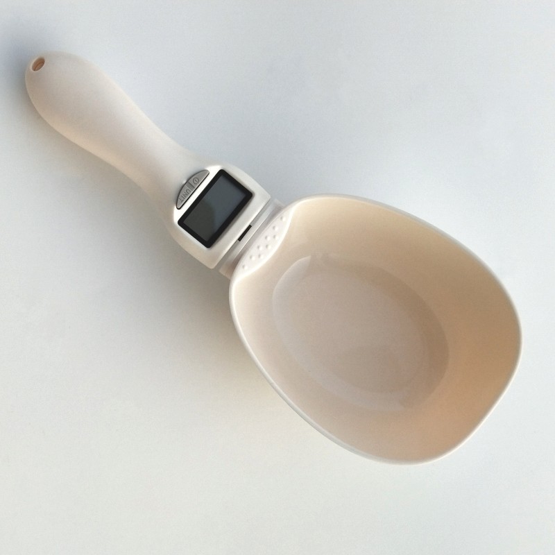 Cat food dog food electronic weighing spoon feeding measuring spoon scale shovel scientific feeding quantitative diet pet measuring cup