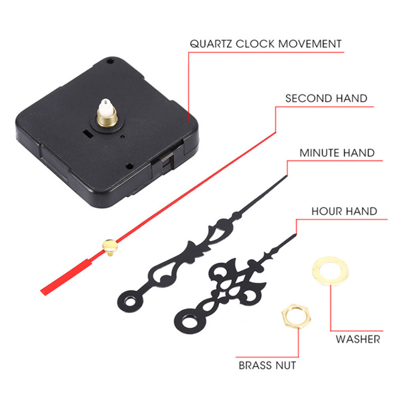 Cross-border DIY silent sweep movement watch quartz clock movement cross stitch watch movement wall clock pointer accessories