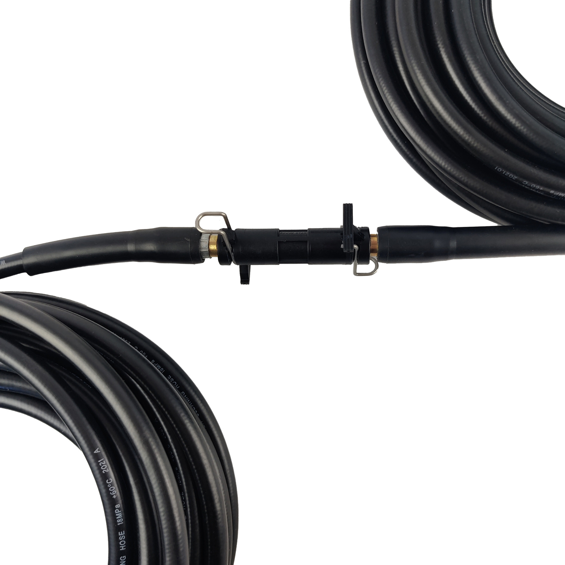 High-pressure washing machine high-pressure water pipe extension pipe connector female head suitable for Kai Chi K series high-pressure quick plug pipe