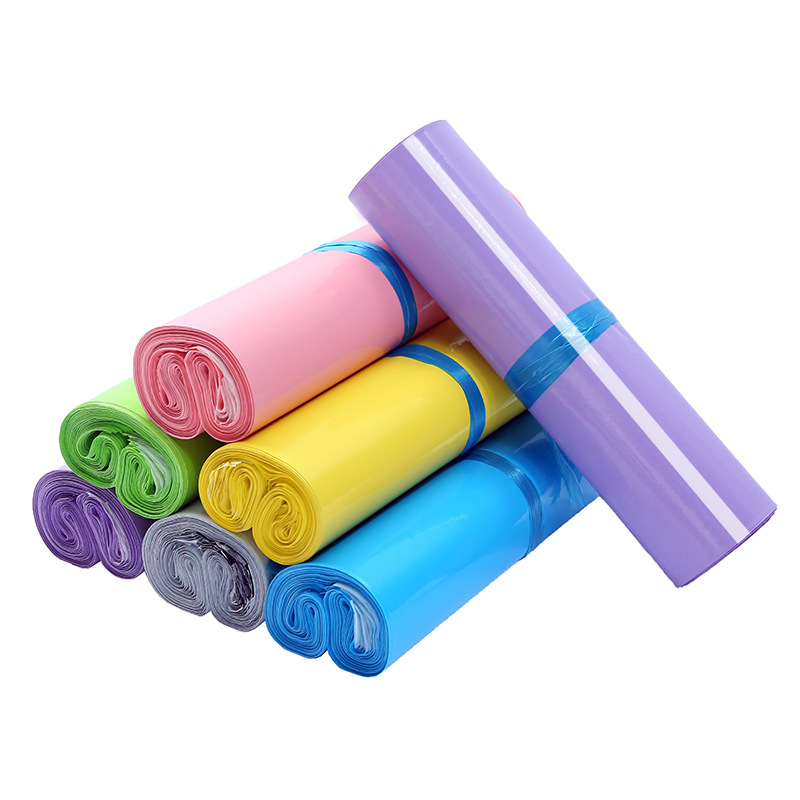 Factory spot color express bag e-commerce logistics packing bag plastic packaging bag waterproof Pink Express bag wholesale