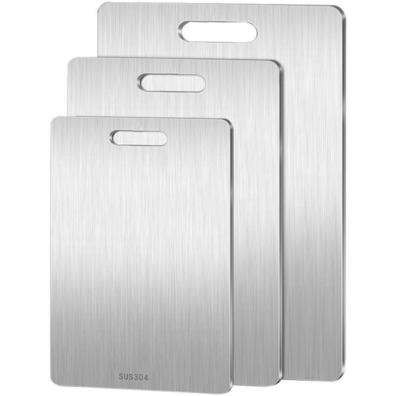 Stainless Steel Cutting Board Antibacterial and Mildew-proof Household Large Cutting Board and Panel Thickeneded Cutting Board Chopping Board Fruit Board Rolling Panel