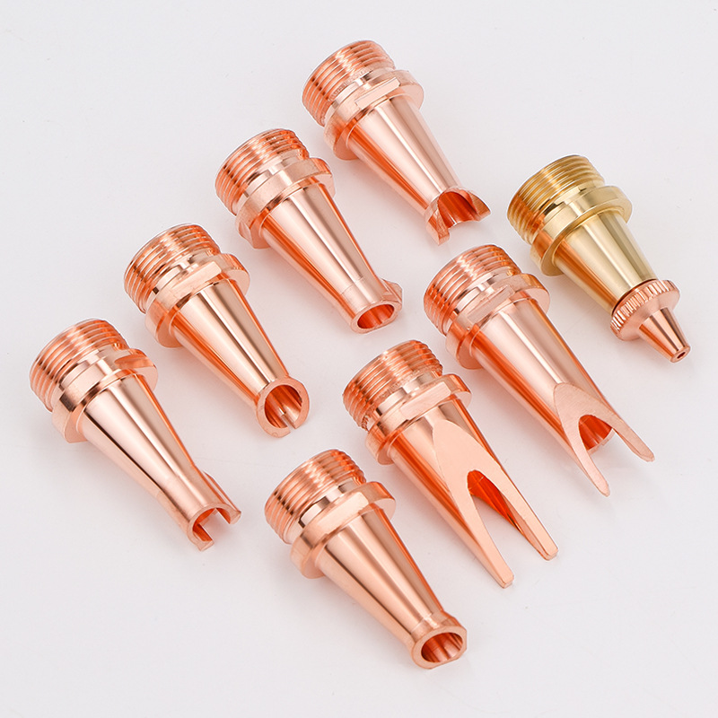 Handheld Laser Welding Nozzle Super Laser Welding Machine Accessories Lens Welding Torch Copper Nozzle Nozzle Guide Wire Nozzle Weiye Wire Feeding Nozzle