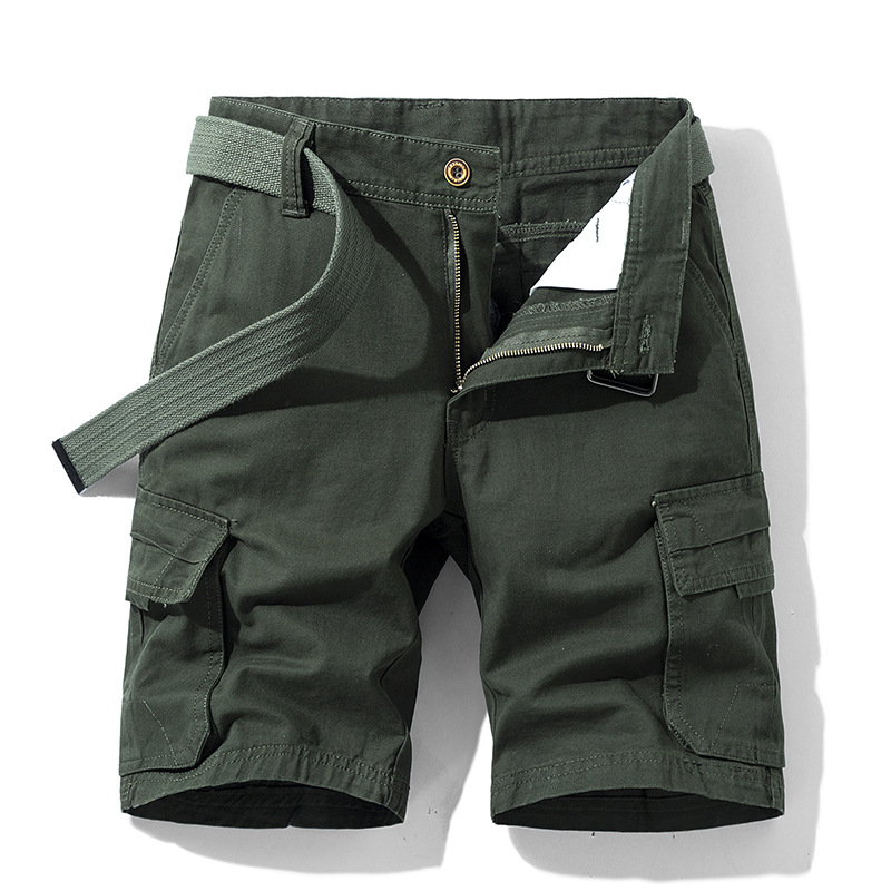 2023 Summer New Men's Japanese Crock Pants Multi-Pocket ins Hong Kong Style Student Trendy Street Fashion Pants