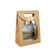 Spot bow open window transparent packaging bag wholesale creative hand bag gift bag flip hand bag