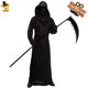 Big male black devil Halloween costume ghost festival sickle monster role play costume death stage performance costume