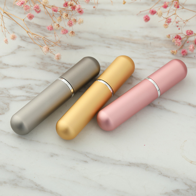 5ml perfume packaging bottle portable spray bottle hydrating spray bottle small sample anodized cosmetics packaging logo printing